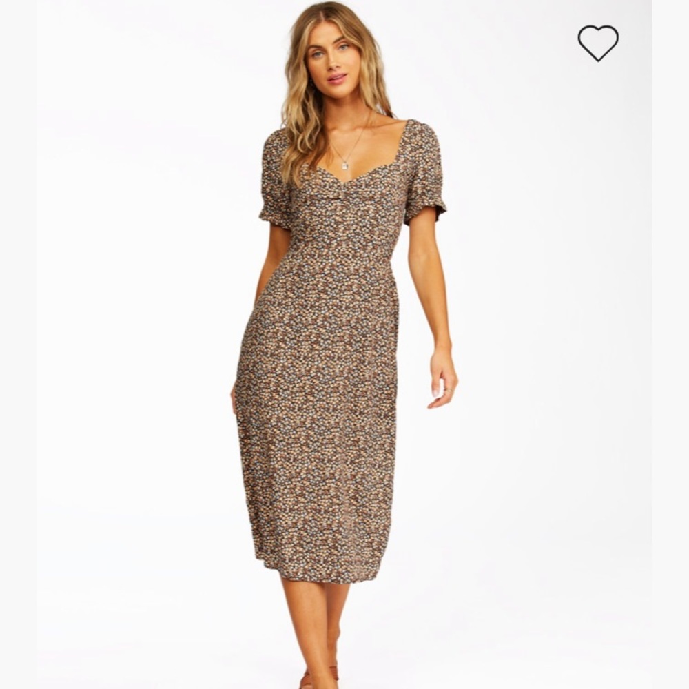 Billabong Love Letters Midi Dress